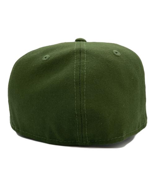 New Era（ニューエラ）New Era (ニューエラ) stussy (ステューシー) ショーンフォントSロゴキャップ カーキ サイズ:57.7㎝の古着・服飾アイテム