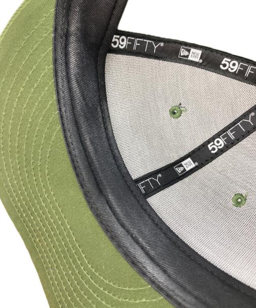 New Era（ニューエラ）New Era (ニューエラ) stussy (ステューシー) ショーンフォントSロゴキャップ カーキ サイズ:57.7㎝の古着・服飾アイテム