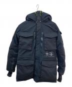 Denham×MINOTAURデンハム×ミノトール）の古着「ナイロンフーディダウンジャケット」｜ブラック