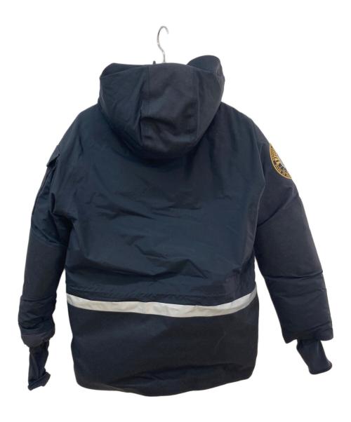 Denham（デンハム）Denham (デンハム) MINOTAUR (ミノトール) ナイロンフーディダウンジャケット ブラック サイズ:Lの古着・服飾アイテム