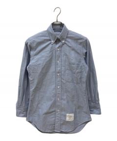 中古・古着通販】Thom Browne (トムブラウン) チェックシャツ グレー