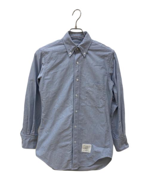 THOM BROWNE. NEW YORK（トムブラウン ニューヨーク）THOM BROWNE. NEW YORK (トムブラウンニューヨーク) オックスフォードクラシックシャツ スカイブルーの古着・服飾アイテム