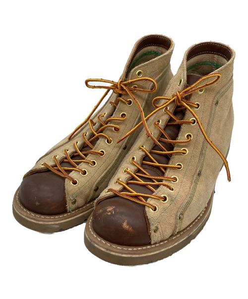 THOROGOOD（ソログッド）THOROGOOD (ソログッド) スウェードレースアップブーツ ブラウン サイズ:9Ⅾの古着・服飾アイテム