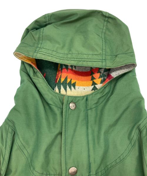 SIERRA DESIGNS（シエラデザインズ）SIERRA DESIGNS (シエラデザインズ) PENDLETON (ペンドルトン) 裏ブランケットマウンテンパーカー グリーン サイズ:Lの古着・服飾アイテム