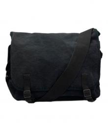 SLOW&CO（スロウアンドコー）の古着「フレンチアーミーショルダーバッグ」｜ブラック