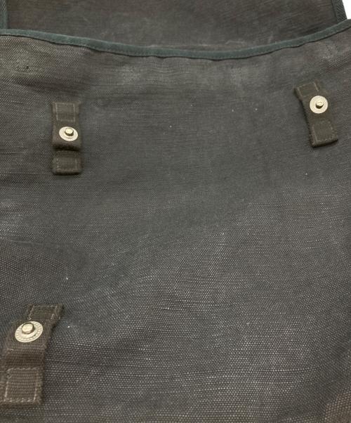 SLOW&CO（スロウアンドコー）SLOW&CO (スロウアンドコー) フレンチアーミーショルダーバッグ ブラックの古着・服飾アイテム