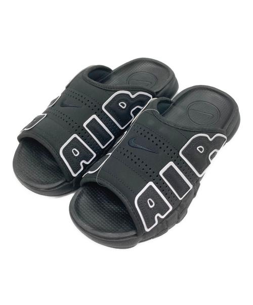 NIKE（ナイキ）NIKE (ナイキ) AIR MORE UPTEMPO SLIDE ブラック サイズ:26 未使用品の古着・服飾アイテム