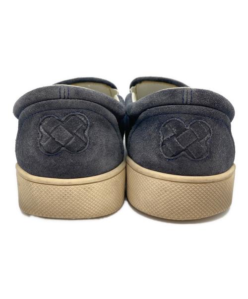 BOTTEGA VENETA（ボッテガベネタ）BOTTEGA VENETA (ボッテガベネタ) イントレチャートスリッポン ネイビー サイズ:40の古着・服飾アイテム