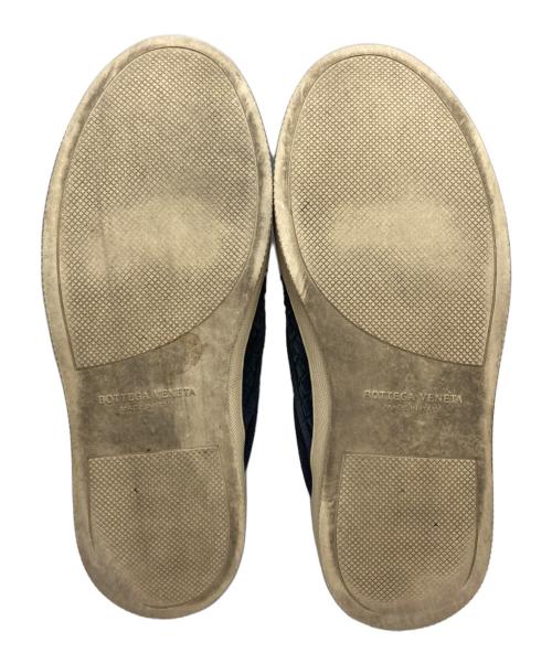 BOTTEGA VENETA（ボッテガベネタ）BOTTEGA VENETA (ボッテガベネタ) イントレチャートスリッポン ネイビー サイズ:40の古着・服飾アイテム