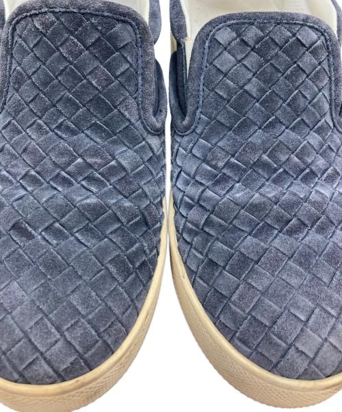 BOTTEGA VENETA（ボッテガベネタ）BOTTEGA VENETA (ボッテガベネタ) イントレチャートスリッポン ネイビー サイズ:40の古着・服飾アイテム