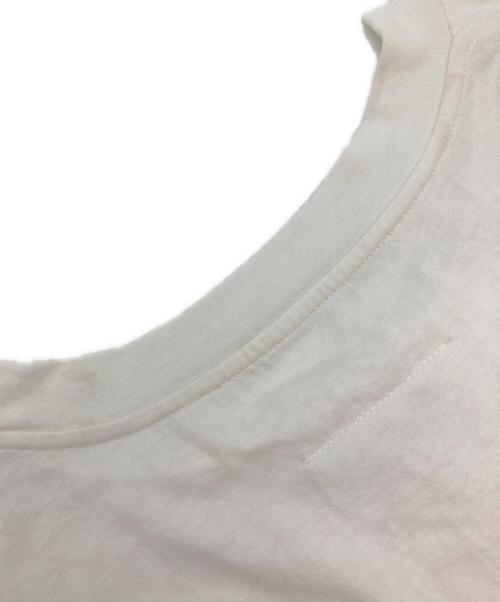 MM6 Maison Margiela（エムエムシックスメゾンマルジェラ）MM6 Maison Margiela (エムエムシックスメゾンマルジェラ) ロゴラベルTシャツ ホワイト サイズ:Lの古着・服飾アイテム