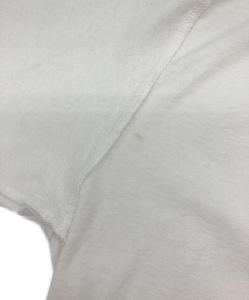 MM6 Maison Margiela（エムエムシックスメゾンマルジェラ）MM6 Maison Margiela (エムエムシックスメゾンマルジェラ) ロゴラベルTシャツ ホワイト サイズ:Lの古着・服飾アイテム