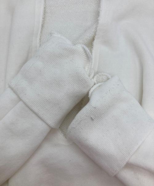 Whim Gazette（ウィムガゼット）Whim Gazette (ウィムガゼット) スウェットVネックプルオーバー2 ホワイト サイズ:FREEの古着・服飾アイテム