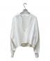 Whim Gazette（ウィムガゼット）の古着「スウェットVネックプルオーバー2」｜ホワイト