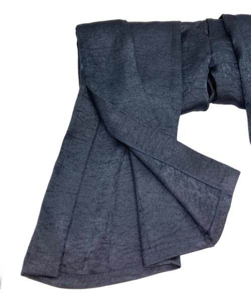 MAISON SPECIAL（メゾンスペシャル）MAISON SPECIAL (メゾンスペシャル) Double Satin Flare Pants ネイビー サイズ:36 未使用品の古着・服飾アイテム