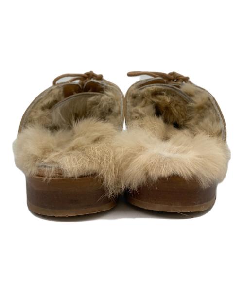 Caminando（カミナンド）Caminando (カミナンド) ミュール ベージュ サイズ:6の古着・服飾アイテム