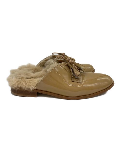 Caminando（カミナンド）Caminando (カミナンド) ミュール ベージュ サイズ:6の古着・服飾アイテム