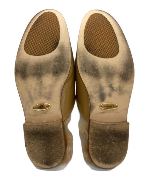 Caminando（カミナンド）Caminando (カミナンド) ミュール ベージュ サイズ:6の古着・服飾アイテム