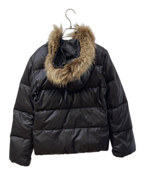 DUVETICA（デュベティカ）DUVETICA (デュベティカ) ファー付きダウンジャケット ブラウン サイズ:42の古着・服飾アイテム