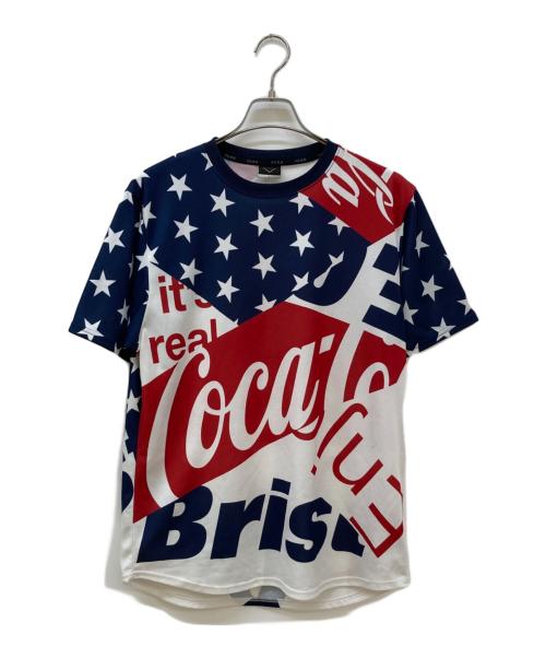 F.C.R.B.（エフシーレアルブリストル）F.C.R.B. (エフシーレアルブリストル) Tシャツ レッド サイズ:Lの古着・服飾アイテム