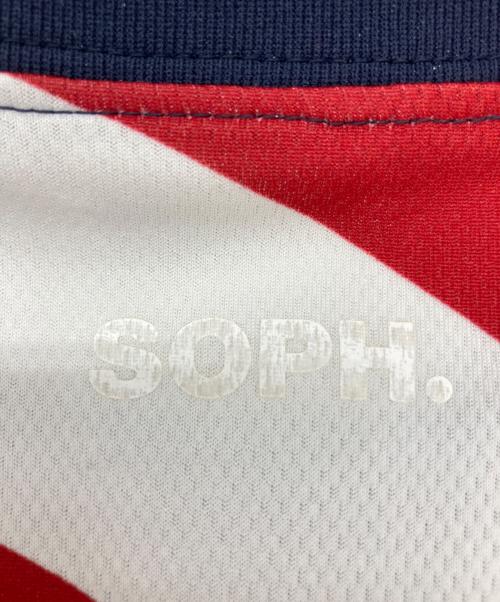 F.C.R.B.（エフシーレアルブリストル）F.C.R.B. (エフシーレアルブリストル) Tシャツ レッド サイズ:Lの古着・服飾アイテム