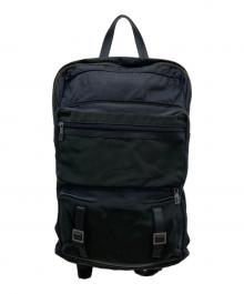 Salvatore Ferragamo（サルヴァトーレ フェラガモ）の古着「2wayリュック」｜ブラック×グリーン