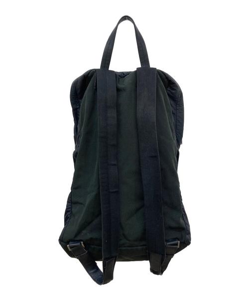 Salvatore Ferragamo（サルヴァトーレ フェラガモ）Salvatore Ferragamo (サルヴァトーレ フェラガモ) 2wayリュック ブラック×グリーンの古着・服飾アイテム