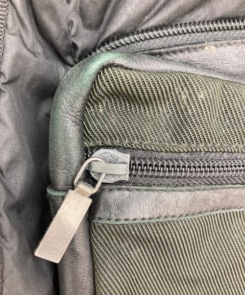 Salvatore Ferragamo（サルヴァトーレ フェラガモ）Salvatore Ferragamo (サルヴァトーレ フェラガモ) 2wayリュック ブラック×グリーンの古着・服飾アイテム