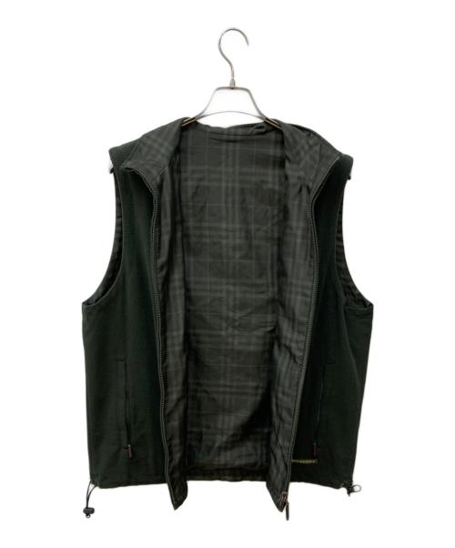 BURBERRY GOLF（バーバリーゴルフ）BURBERRY GOLF (バーバリーゴルフ) リバーシブルベスト グリーン サイズ:Lの古着・服飾アイテム