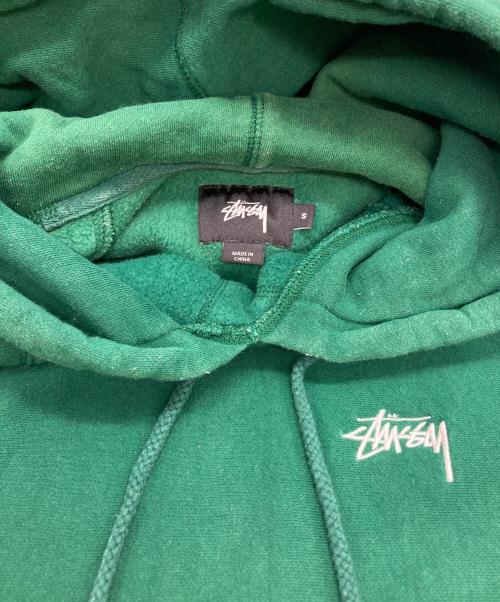 stussy（ステューシー）stussy (ステューシー) Stock Raglan Hood グリーン サイズ:Sの古着・服飾アイテム