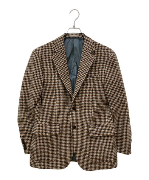 Austin Reed（オースチン リード）Austin Reed (オースチン リード) Harris Tweed (ハリスツイード) ジャケット ブラウン サイズ:-の古着・服飾アイテム