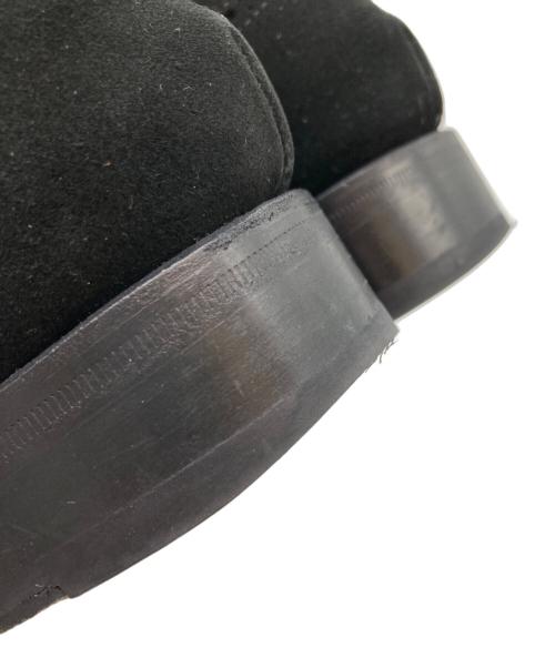 berwick（バーウィック）berwick (バーウィック) 内羽根スウェードストレートチップシューズ ブラック サイズ:41の古着・服飾アイテム