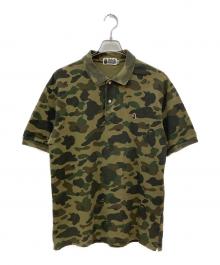 A BATHING APE（アベイシングエイプ）の古着「ポロシャツ」｜カーキ