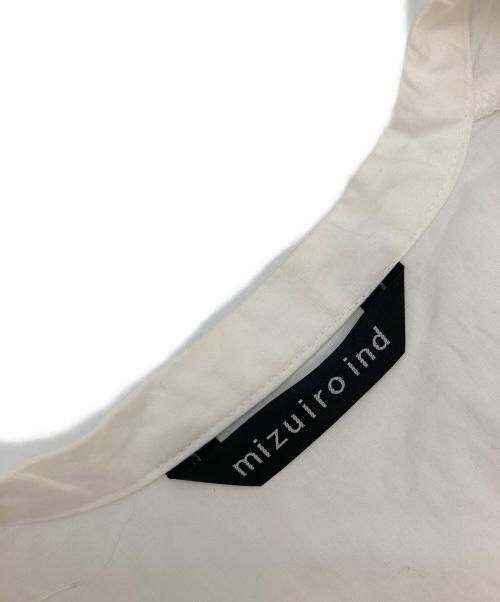 mizuiro-ind（ミズイロインド）mizuiro-ind (ミズイロインド) ギャザーブラウス ホワイト サイズ:-の古着・服飾アイテム