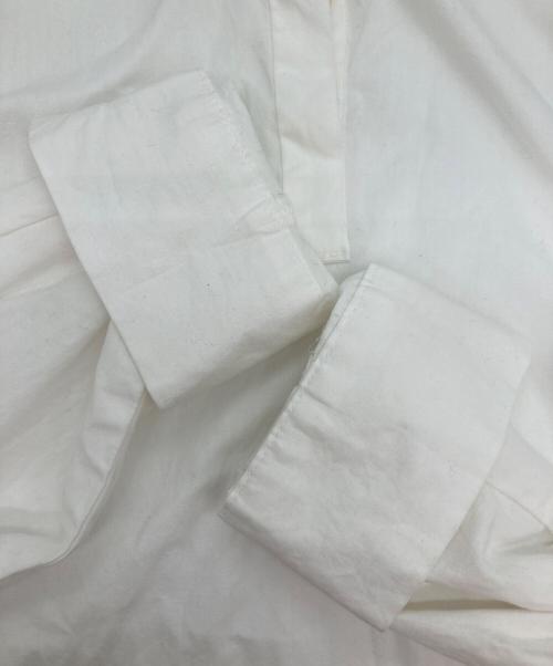 mizuiro-ind（ミズイロインド）mizuiro-ind (ミズイロインド) ギャザーブラウス ホワイト サイズ:-の古着・服飾アイテム