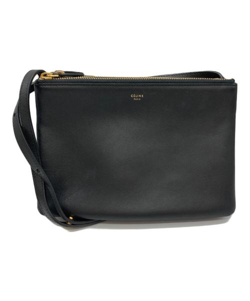CELINE（セリーヌ）CELINE (セリーヌ) トリオ ラージ/ショルダーバッグ ブラック サイズ:-の古着・服飾アイテム