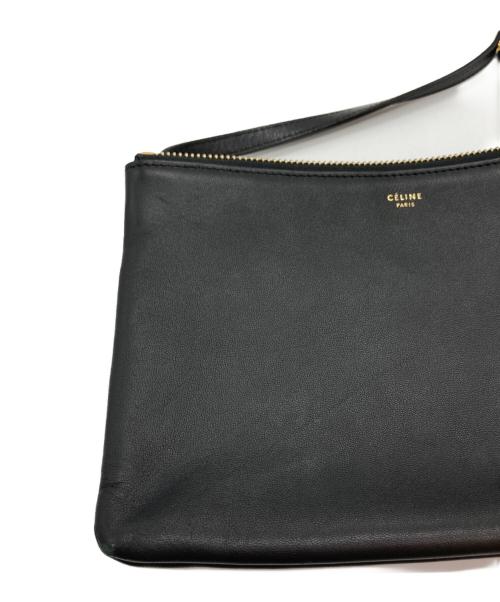 CELINE（セリーヌ）CELINE (セリーヌ) トリオ ラージ/ショルダーバッグ ブラック サイズ:-の古着・服飾アイテム