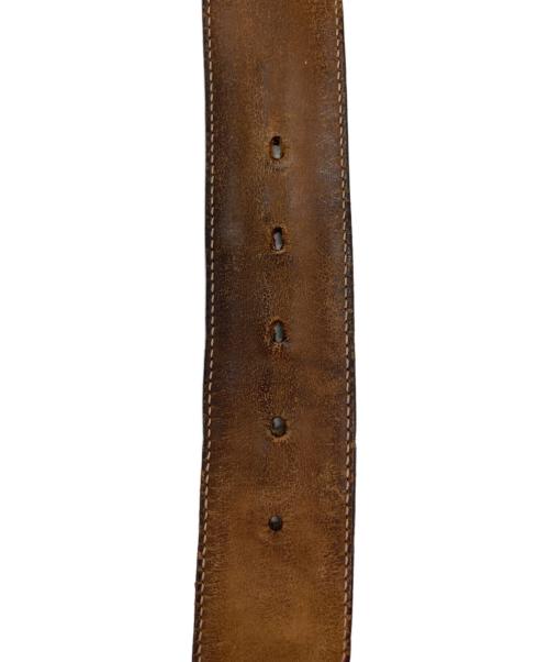 GUCCI（グッチ）GUCCI (グッチ) レザーベルト ブラウンの古着・服飾アイテム