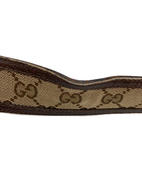 GUCCI（グッチ）GUCCI (グッチ) レザーベルト ブラウンの古着・服飾アイテム