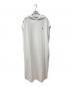 DOUBLE STANDARD CLOTHING (ダブルスタンダードクロージング) フーデッドスウェットワンピース ホワイト サイズ:M：5000円