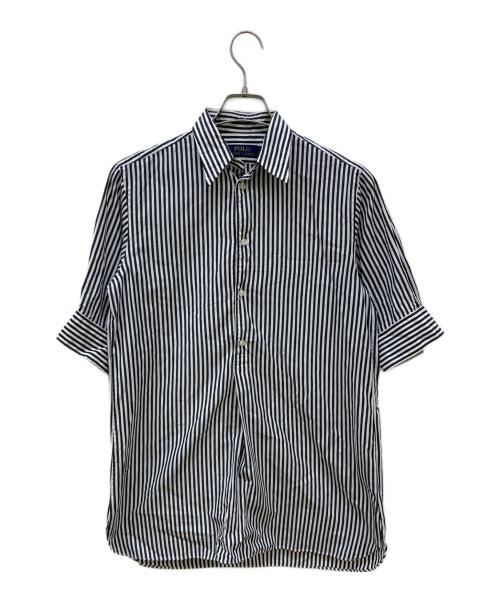 POLO RALPH LAUREN（ポロ・ラルフローレン）POLO RALPH LAUREN (ポロ・ラルフローレン) ストライプシャツ グレー サイズ:Sの古着・服飾アイテム