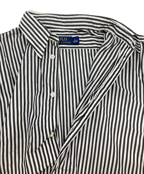 POLO RALPH LAUREN（ポロ・ラルフローレン）POLO RALPH LAUREN (ポロ・ラルフローレン) ストライプシャツ グレー サイズ:Sの古着・服飾アイテム