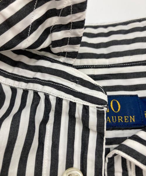 POLO RALPH LAUREN（ポロ・ラルフローレン）POLO RALPH LAUREN (ポロ・ラルフローレン) ストライプシャツ グレー サイズ:Sの古着・服飾アイテム