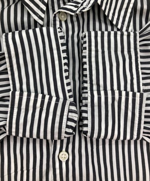 POLO RALPH LAUREN（ポロ・ラルフローレン）POLO RALPH LAUREN (ポロ・ラルフローレン) ストライプシャツ グレー サイズ:Sの古着・服飾アイテム