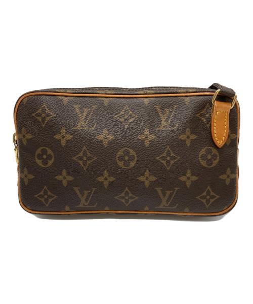 LOUIS VUITTON（ルイ ヴィトン）LOUIS VUITTON (ルイ ヴィトン) マルリーバンドリエール/ショルダーポーチ ブラウンの古着・服飾アイテム