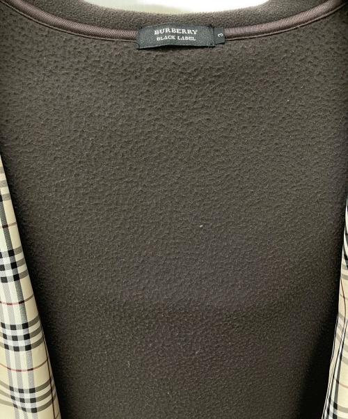BURBERRY BLACK LABEL（バーバリーブラックレーベル）BURBERRY BLACK LABEL (バーバリーブラックレーベル) フリースジャケット ブラウン サイズ:3の古着・服飾アイテム