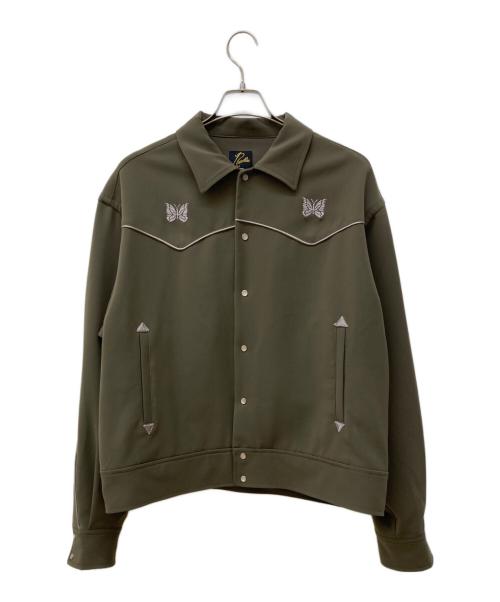 Needles（ニードルズ）Needles (ニードルズ) Piping Cowboy Shirt Jacket カーキ サイズ:Lの古着・服飾アイテム