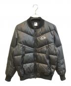 NIKEナイキ）の古着「ダウンジャケット　袖口若干ヨゴレ有」｜ブラック