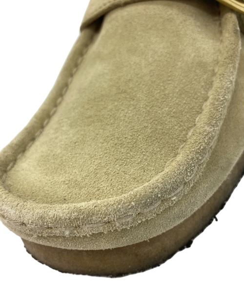 CLARKS（クラークス）CLARKS (クラークス) UNITED ARROWS (ユナイテッドアローズ) 別注スウェードモンクローファー ベージュ サイズ:26.5の古着・服飾アイテム