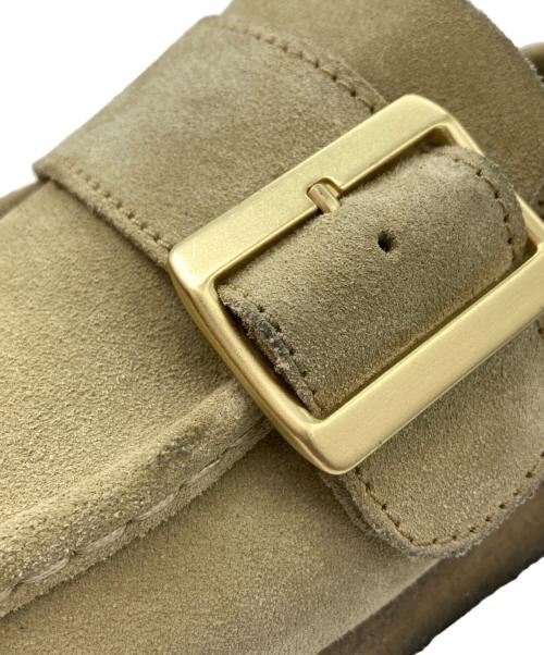 CLARKS（クラークス）CLARKS (クラークス) UNITED ARROWS (ユナイテッドアローズ) 別注スウェードモンクローファー ベージュ サイズ:26.5の古着・服飾アイテム